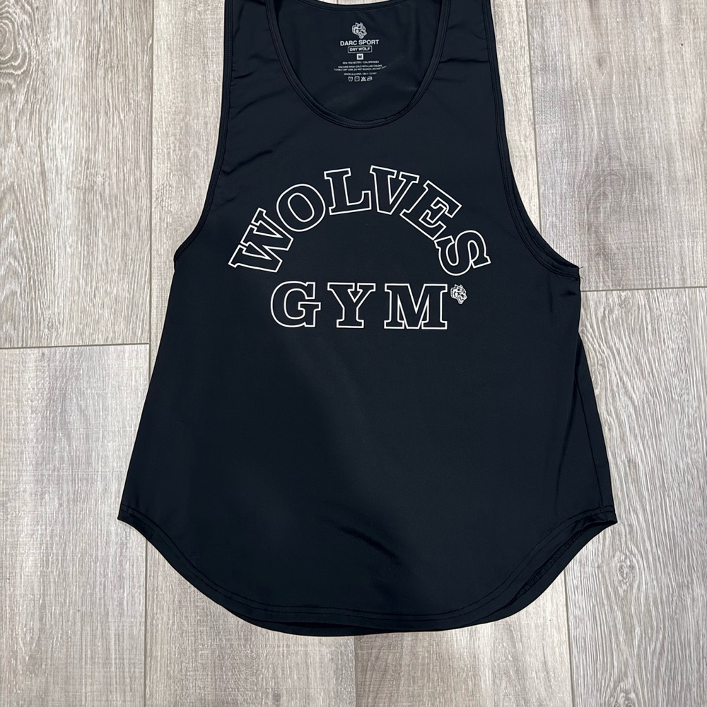 Darc Sport Wolves Gym Black Tank Top - Picture 3 of 7